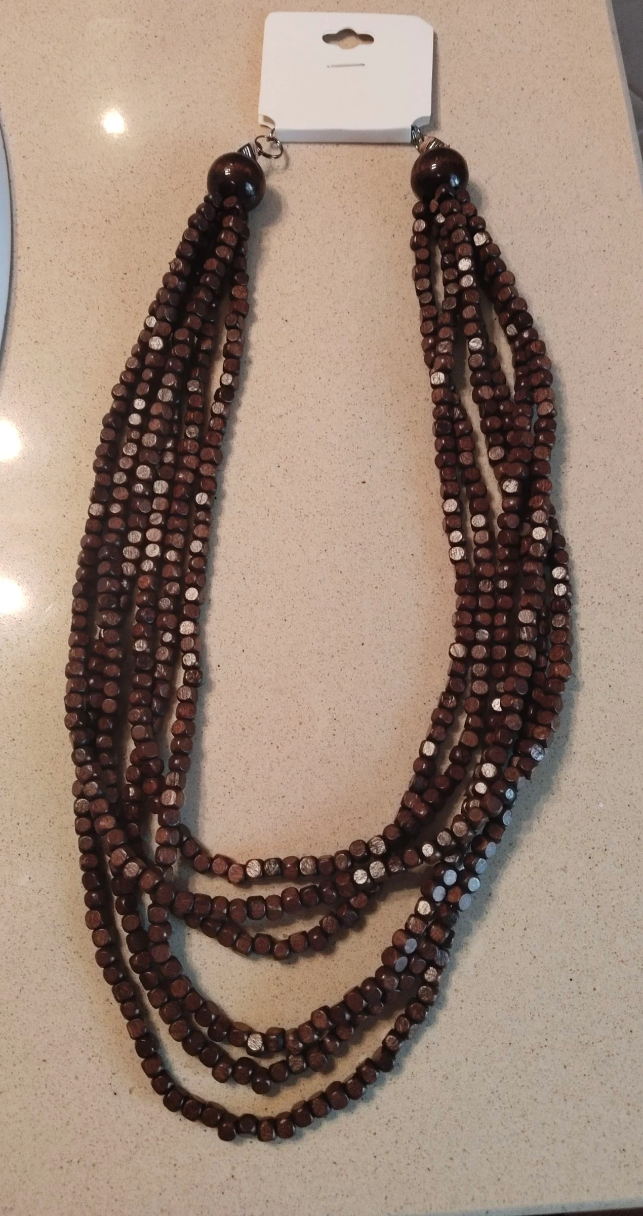 Collar cuentas de madera 🤎 – photo 2